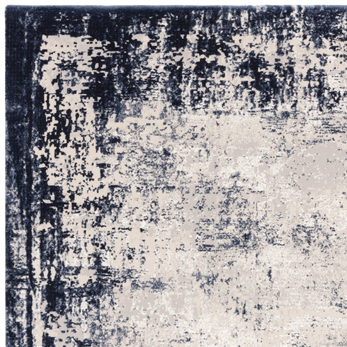 Lyza Rug Border Navy Rug